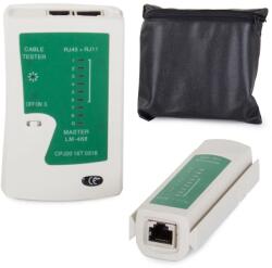 Verk Group Hálózati kábel teszter tokban rj45 rj11 (11249)