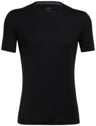 Icebreaker Merino Anatomica 150 SS Crewe Black Férfipóló S