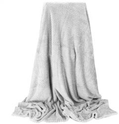  Springos® szürke plüss takaró 200x220cm (HA7098)