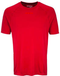CCM Férfipóló CCM SS Premium Training Tee Red Senior XL