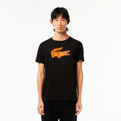 Lacoste Big Logo Core Performance T-Shirt Black/Sunrise Férfipóló M
