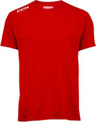 CCM SS Essential Tee Red Férfipóló S
