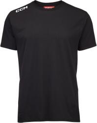 CCM SS Essential Tee Black Férfipóló XL
