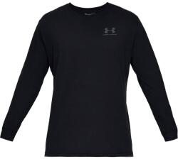 Under Armour SPORTSTYLE LEFT CHEST LS Black Férfipóló M