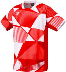 Yonex Men's Crew Neck Shirt 10635 Tango Red Férfipóló M