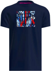 BIDI BADU New York 2024 Chill Tee Dark Blue/Red Férfipóló M