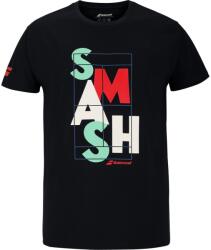 Babolat Exercise Message Tee Men Black Férfipóló L