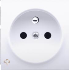 Simon Carcasa pentru priza simpla, antibacterial, alb (SKDGZ1ZP/AB11)