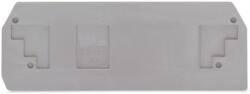 Wago End and intermediate plate; 2.5 mm thick; gray (283-350)
