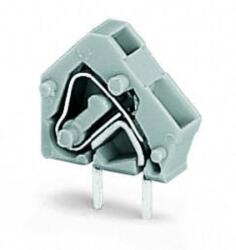 Wago Stackable PCB terminal block; 2.5 mm2; Pin spacing 5/5.08 mm; 1-pole; CAGE CLAMP®; commoning option; 2, 50 mm2; gray (236-401/332-000)