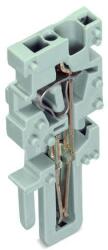 Wago Center module for 1-conductor female connector; 4 mm2; 1-pole; 4, 00 mm2; gray (769-502)