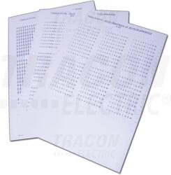 Tracon Etichete autoadezive pentru marcaj J5 (1buc Coala A4) TSKAJ5-7180 60×(71-72-73-74-75-76-77-78-79-80) (TSKAJ5-7180)