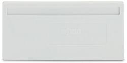 Wago Separator plate; 2 mm thick; oversized; light gray (279-331)