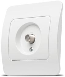 EL-BI Jazz priza TV conector F, alb, Elbi (508-000200-280)