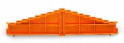 Wago 8-level end plate; marking: 0-1-2-3-4-5-6-7--7-6-5-4-3-2-1; 7.62 mm thick; gray (727-155)