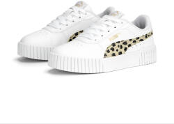 PUMA Carina 2.0 Animal Sneakers Gyerekek PUMA White Granola Black Gold Beige bézs|fehér|fekete