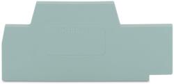 Wago End and intermediate plate; 2.5 mm thick; gray (280-342)