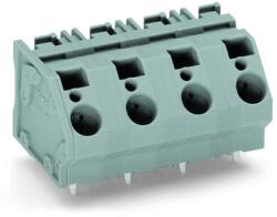 Wago PCB terminal block; 6 mm2; Pin spacing 12.5 mm; 9-pole; CAGE CLAMP®; commoning option; 6, 00 mm2; gray (745-1409)