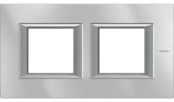 Bticino Rama dreptunghiulara Axolute aluminiu monocrom 2+2 module orizontal - Aluminiu (HA4802M2HHC)
