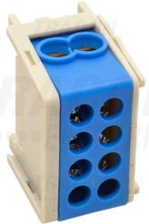 Tracon Clema derivatie, fixare pe sina, albastru FLE-25K 2×25mm2 / 2×25mm2, 400VAC, 101A (FLE-25K)