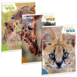 Ars Una Füzet kockás ARS UNA A/4 40 lapos Extra kapcsos Icons of the Wild (53124920) - tonerpiac