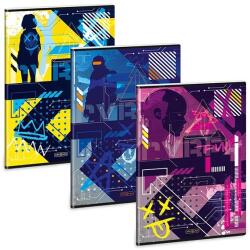 Ars Una Füzet kockás ARS UNA A/4 40 lapos Extra kapcsos Cyberpunk (53124937) - tonerpiac