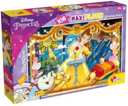 Lisciani A szépség és a szörnyeteg Belle 2 az 1-ben 108db-os puzzle és színező 70x50cm - Lisciani (91775) - jatekshop