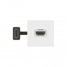 Legrand HDMI preterminated priza Mosaic - 2 module - alb (078979L)