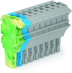 Wago 1-conductor female plug; 2.5 mm2; 9-pole; 2, 50 mm2; green-yellow, blue, gray (2022-109/000-039)