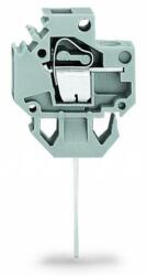 Wago Feedthrough terminal block; Conductor/wire-wrap connection; Plate thickness: 1.5 mm; 4 mm2; Pin spacing 6 mm; 1-pole; CAGE CLAMP®; 4, 00 mm2; gray (226-112)