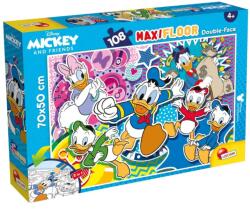 Lisciani Disney Kacsamesék 2 az 1-ben 108db-os puzzle és színező 70x50cm - Lisciani (91782) - jatekshop