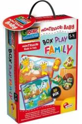 Lisciani Montessori: Baby Box készségfejlesztő formaillesztő puzzle - Állatok - Lisciani (92727L)