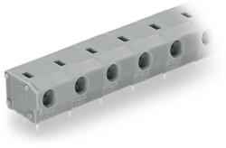 Wago PCB terminal block; 2.5 mm2; Pin spacing 10/10.16 mm; 2-pole; PUSH WIRE®; 2, 50 mm2; gray (235-802)