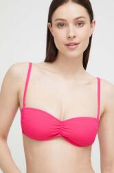 United Colors of Benetton bikini felső rózsaszín, enyhén merevített kosaras - rózsaszín L - answear - 10 990 Ft