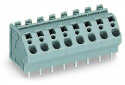 Wago PCB terminal block; 4 mm2; Pin spacing 7.5 mm; 7-pole; CAGE CLAMP®; commoning option; 4, 00 mm2; gray (745-157/005-000)