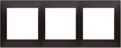 Simon Rama tripla pentru doze gips-carton IP20 / IP44; antracit metalic (SKDRK3/48)