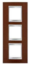 Gewiss Placa ornament CProiector HORUS LUX international - IN METAL - 2+2+2 modul VERTICAL - OXIDISED FINISH - CProiector HORUS (GW16227MF)