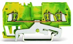 Wago 3-conductor ground terminal block; 1.5 mm2; suitable for Ex e II applications; center marking; for DIN-rail 35 x 15 and 35 x 7.5; CAGE CLAMP®; 1, 50 mm2; green-yellow (279-687/999-950)