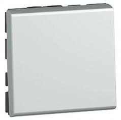 Legrand Push-button Mosaic - 6 A 250 V~ - 2 module - alu (079240)