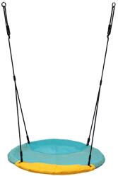 KBT fészekhinta 100 cm, türkiz/sárga