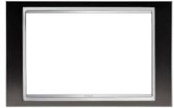 Gewiss Placa ornament CProiector HORUS LUX - Standard englez - METAL - 2 modulS - BLACK ALUMINIUM - CProiector HORUS (GW16237MA)