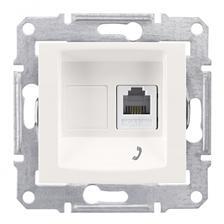 Schneider Priza de telefon, RJ11 SEDNA SCHNEIDER, crem (SDN4101123)