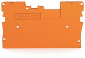 Wago End plate; 1 mm thick; orange (2022-1692)