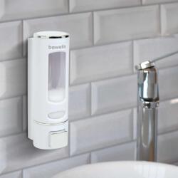 Bewello Szappanadagoló - kézzel működtethető - 400 ml - fali - fehér Bewello 51118A (51118A)