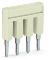 Wago Push-in type jumper bar; insulated; 10-way; Nominal current 14 A; light gray (2000-410)