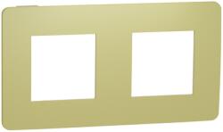 Schneider Placa ornament, Unica Studio Colsau, doua module, verde (NU280412)