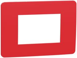 Schneider Placa ornament, Unica Studio Colsau, un modul, rosu (NU270313)