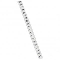 Legrand Marcaj CAB 3 - pentru wiring 0.5 to 1.5 mm2 - numbers 01 to 20 (038150)