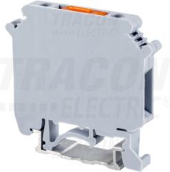 Tracon Clema sir industriala de separare, cu surub, pe sina, gri TSKA4LEV 0, 2-4mm2, 800VAC, 16A (TSKA4LEV)