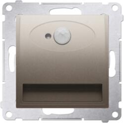 Simon Luminator LED cu senzor de miscare 230V, gold mat metallic (SKDOSC.01/44)